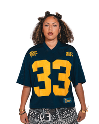 YEARBOOK Mesh Tee Blue