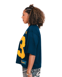 YEARBOOK Mesh Tee Blue